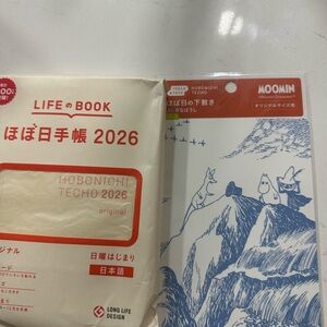 Hobonichi Techo 2026 Planner with Moomin Pencil board
